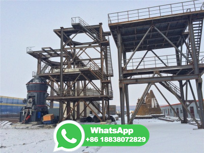 Coal Washing Plant, Equipment